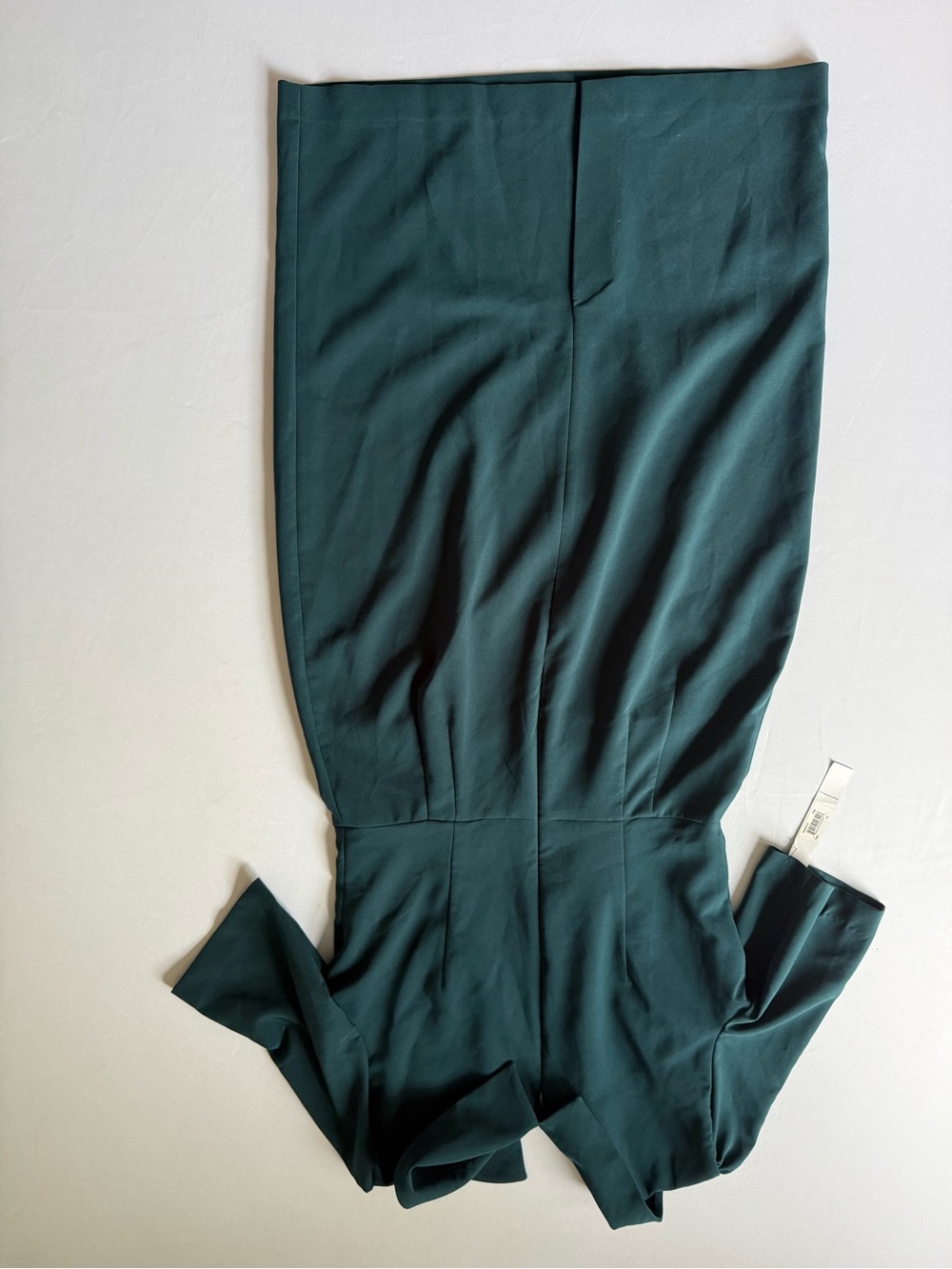 Maggy London Dark Green Ponte Sheath Dress with Peter Pan Collar - Picture 3 of 5
